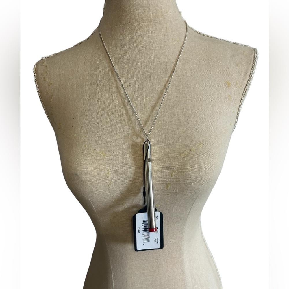 AMBUSH Cigarette Holder 925 Necklace Silver Sterling Silver NWB